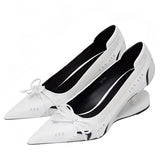 Boogzel Apparel Camera Ready Pointed-Toe Arch Heels, view 5