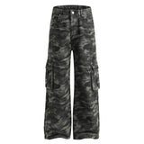 Boogzel Apparel Camo Wide-Leg Cargo Pants, view 6