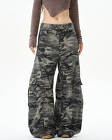 Boogzel Apparel Camouflage Baggy Cargo Pants, view 5