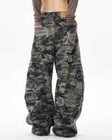 Boogzel Apparel Camouflage Baggy Cargo Pants, view 6