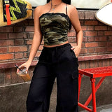 Boogzel Apparel Camouflage Lace Tube Top, view 3