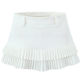 Boogzel Apparel Campus Secrets Double Layer Pleated Skirt, view 2