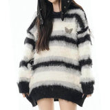 Boogzel Apparel Candy Butterfly Fuzzy Sweater, view 4