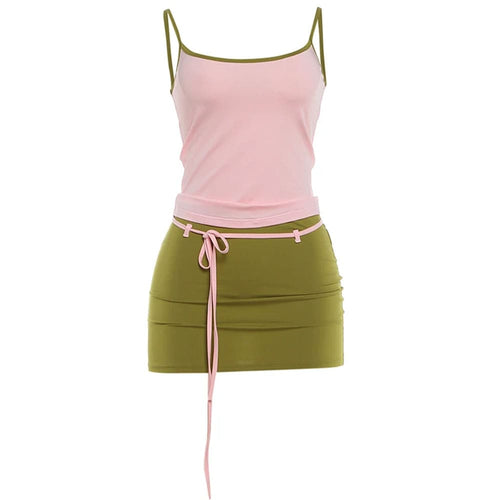 Boogzel Apparel Candy Crush Tank Top & Mini Skirt Co-Ord