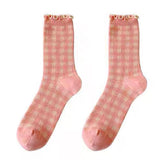 Boogzel Apparel Candy Fairy Plaid Socks, view 5