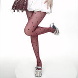 Boogzel Apparel Candy Girl Polka Dot Tights, view 6