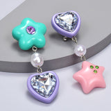 Boogzel Apparel Candy Heart Drop Earrings, view 2