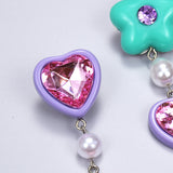 Boogzel Apparel Candy Heart Drop Earrings, view 3