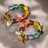 Boogzel Apparel Candy Hearts Bracelet, view 3