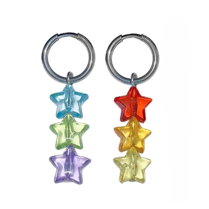 Boogzel Apparel Candy Star Beads Earrings