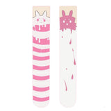 Boogzel Apparel Candy Stripe Bunny Stockings, view 6