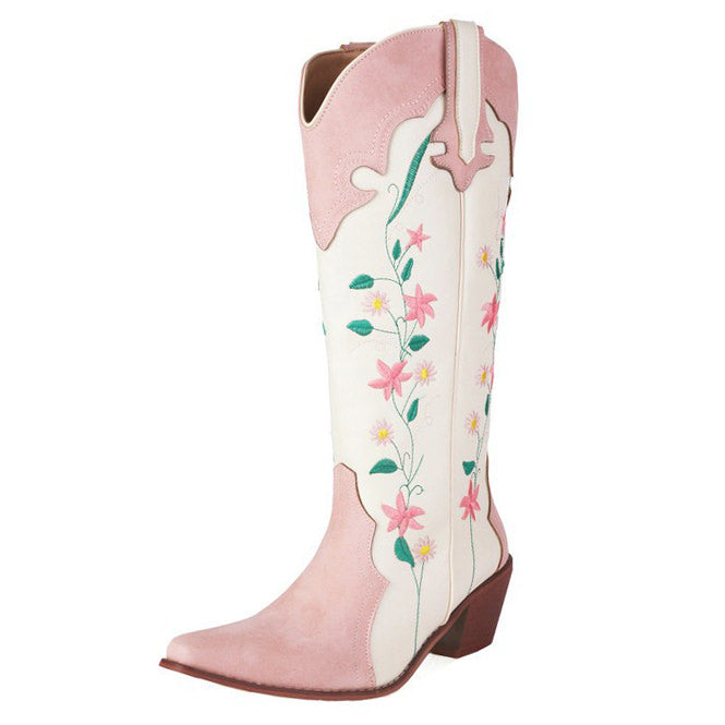Boogzel Apparel Canyon Town Floral Cowboy Boots