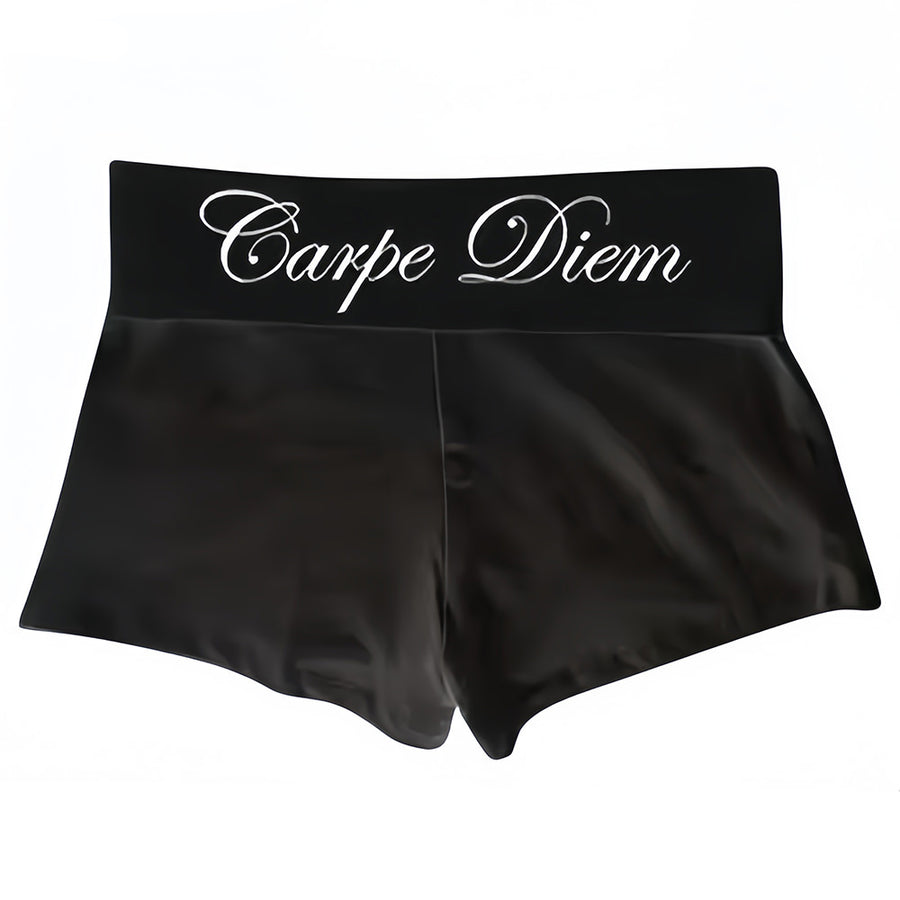 Boogzel Apparel Carpe Diem Y2K Micro Shorts