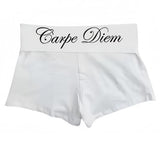 Boogzel Apparel Carpe Diem Y2K Micro Shorts, view 3
