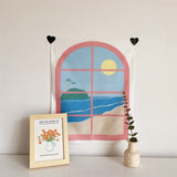 Boogzel Apparel Cartoon Window Indie Wall Tapestry, view 6