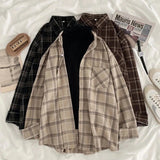 Boogzel Apparel Casual Friday Aesthetic Plaid Shirt, view 5