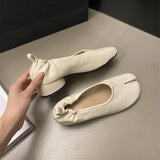 Boogzel Apparel Casual Friday Split Toe Tabi Flats, view 5