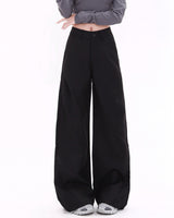 Boogzel Apparel Casual Friday Wide-Leg Black Pants, view 6