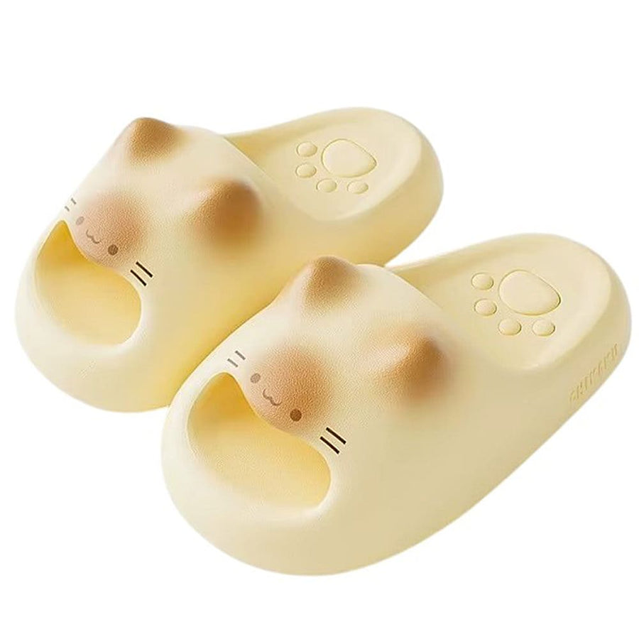Boogzel Apparel Cat Chunky Aesthetic Slippers
