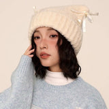 Boogzel Apparel Cat Ear Beanie with Bows, view 2