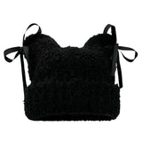 Boogzel Apparel Cat Ear Beanie with Bows, view 5