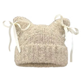 Boogzel Apparel Cat Ear Beanie with Bows, view 6