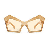 Boogzel Apparel Cat Eye Oversized Sunglasses, view 2