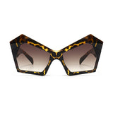 Boogzel Apparel Cat Eye Oversized Sunglasses, view 3