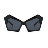 Boogzel Apparel Cat Eye Oversized Sunglasses, view 5