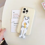 Boogzel Apparel Cat iPhone Case, view 3