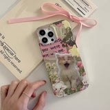 Boogzel Apparel Cat Rhinestone iPhone Case, view 4