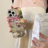 Boogzel Apparel Cat Rhinestone iPhone Case, view 5