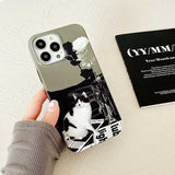 Boogzel Apparel Cat Rose iPhone Case, view 2