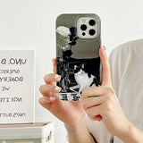 Boogzel Apparel Cat Rose iPhone Case, view 4