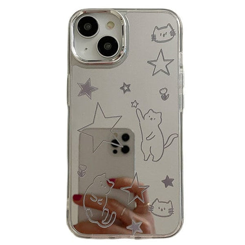 Boogzel Apparel Cat & Star iPhone Case