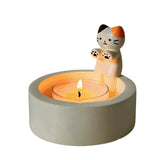 Boogzel Apparel Cat Warming Paws Candle Holder, view 2