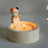 Boogzel Apparel Cat Warming Paws Candle Holder, view 4