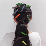 Boogzel Apparel Caterpillar Hair Clips Set, view 4