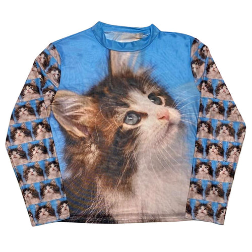 Boogzel Apparel Cats Everywhere Graphic Long Sleeve