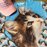 Boogzel Apparel Cats Everywhere Graphic Long Sleeve, view 2