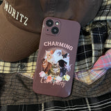 Boogzel Apparel Cat's Party iPhone Case, view 2