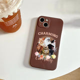 Boogzel Apparel Cat's Party iPhone Case, view 3