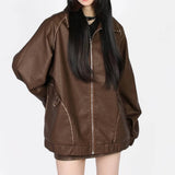 Boogzel Apparel Caught A Crush Collar Bomber Jacket, view 3