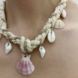 Boogzel Apparel Caught by the Ocean Choker Necklace, view 3