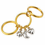 Boogzel Apparel Celestial Aesthetic Charm Ring, view 4