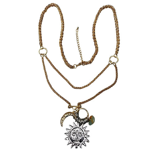 Boogzel Apparel Celestial Aesthetic Layered Necklace