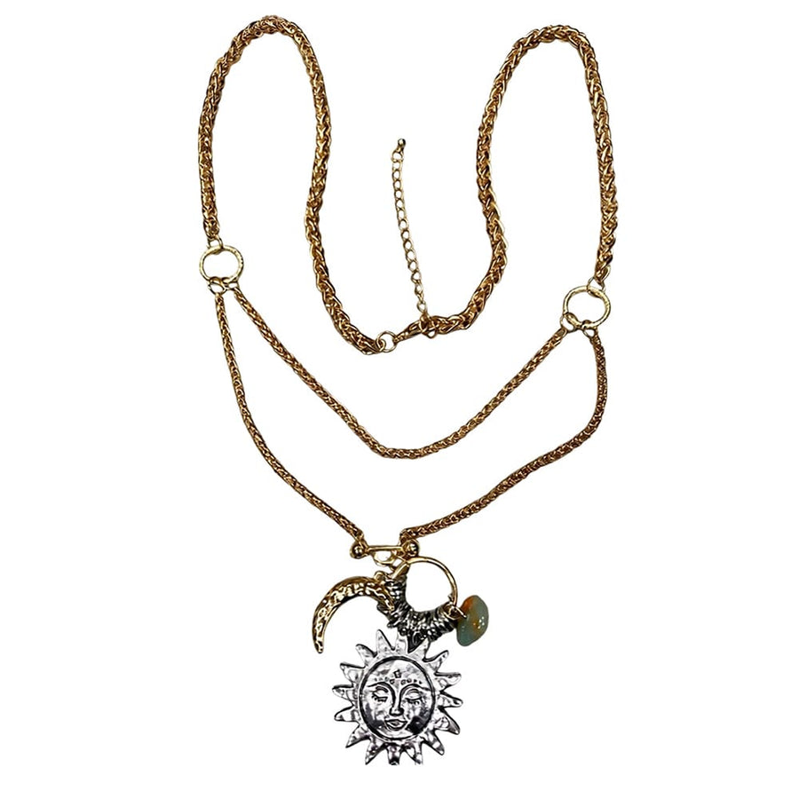 Boogzel Apparel Celestial Aesthetic Layered Necklace