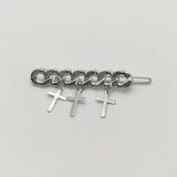 Boogzel Apparel Chain Grunge Aesthetic Hair Clips, view 2