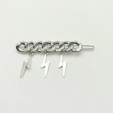 Boogzel Apparel Chain Grunge Aesthetic Hair Clips, view 4
