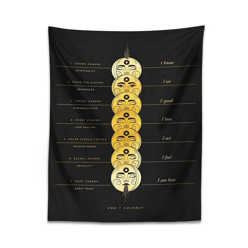 Boogzel Apparel Chakra Wall Tapestry